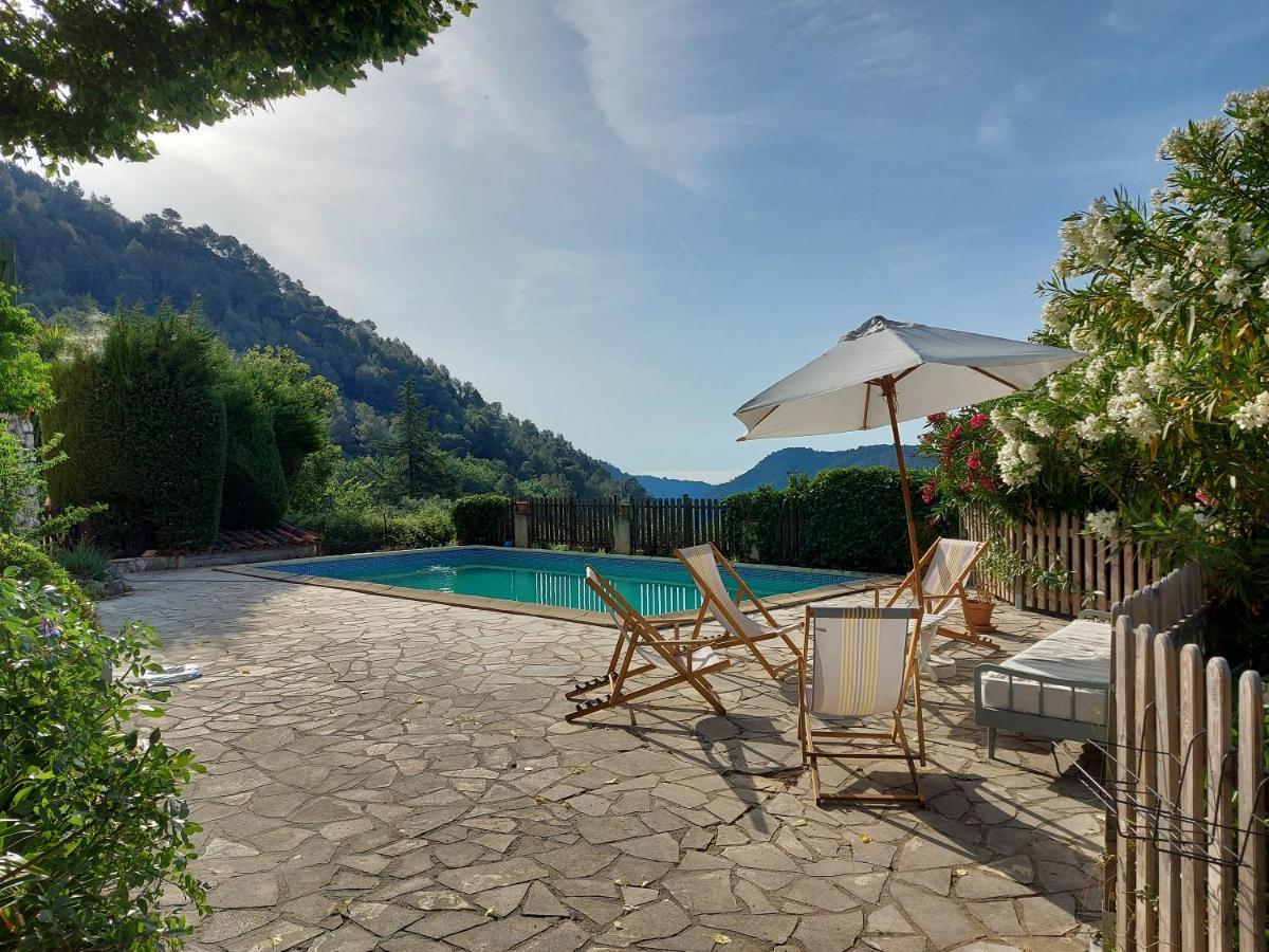 Maison à la campagne avec SPA et piscine Tourrettes-sur-Loup Exterior foto