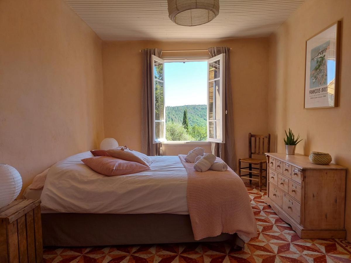 Maison à la campagne avec SPA et piscine Tourrettes-sur-Loup Exterior foto